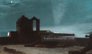  realismus - Scheinwerfer On Hafen Eingang Realismus Maler Winslow Homer